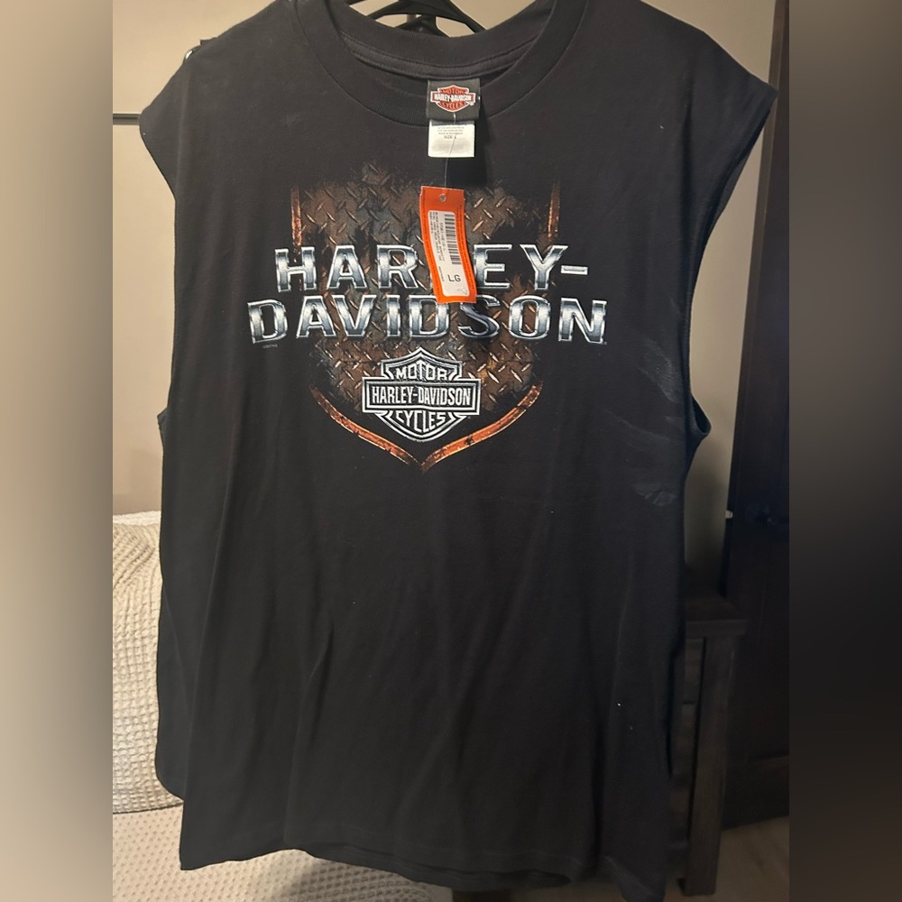 Bundle of six Harley-Davidson Graphic muscle Tank Tops